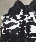 Black and White Cowhide Rug #B8573
