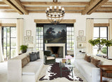 Brown and White Regular Cowhide Rug #B8580