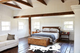 Black and White Cowhide Rug #B8609HUDSN