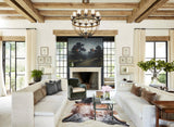 Salt and Pepper Brown Cowhide Rug #B8638