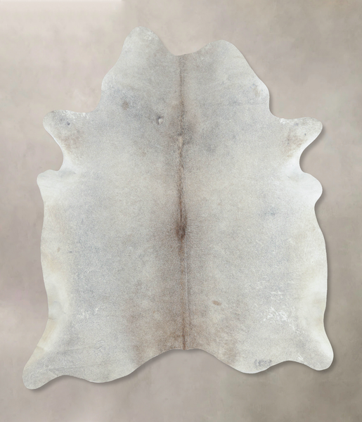 Grey with Beige Cowhide Rug #B8662