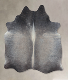 Grey with Beige Cowhide Rug #B8664