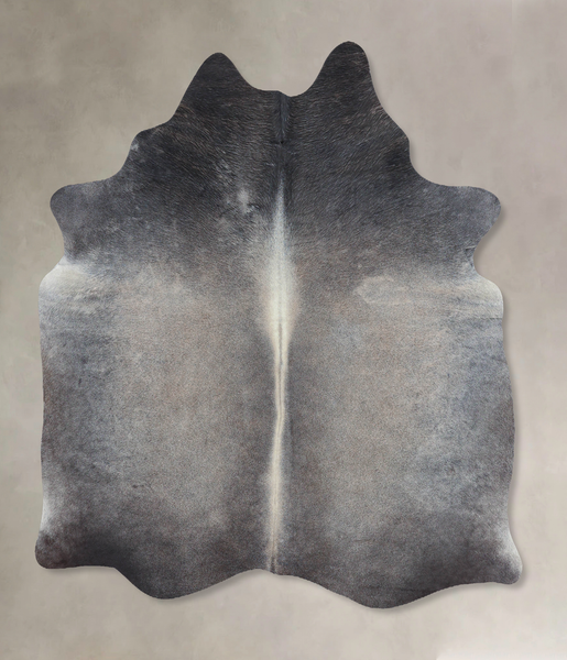 Grey with Beige Cowhide Rug #B8664