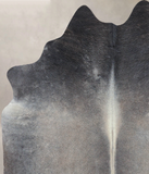 Grey with Beige Cowhide Rug #B8664