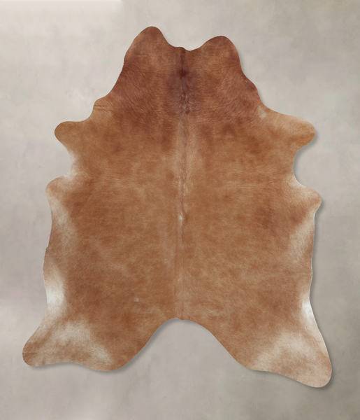 Solid Brown Cowhide Rug #B8794