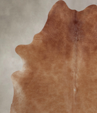 Solid Brown Cowhide Rug #B8794