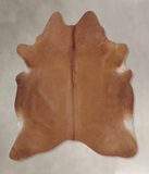 Solid Brown Cowhide Rug #B8795