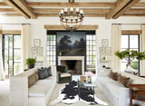 Black and White Cowhide Rug #B9007