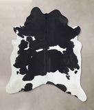Black and White Cowhide Rug #B9008