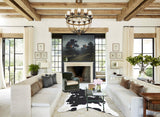 Black and White Cowhide Rug #B9008