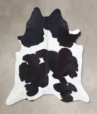 Black and White Cowhide Rug #B9012