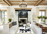 Black and White Cowhide Rug #B9014