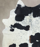Black and White Cowhide Rug #B9016