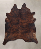 Dark Brindle Cowhide Rug #B9093