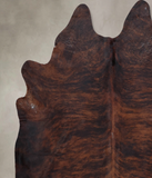 Dark Brindle Cowhide Rug #B9093