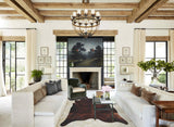 Dark Brindle Cowhide Rug #B9093