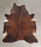 Dark Brindle Cowhide Rug #B9111