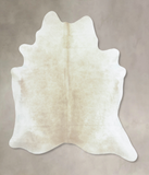 Ivory with Beige Cowhide Rug #B9164