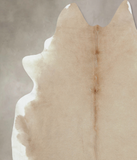 Beige Cowhide Rug #B9176