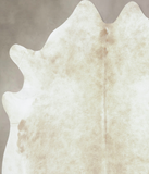 Ivory with Beige Cowhide Rug #B9194