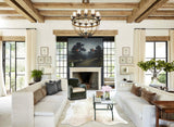 Ivory with Beige Cowhide Rug #B9194