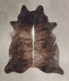 Dark Brindle Cowhide Rug #B9203
