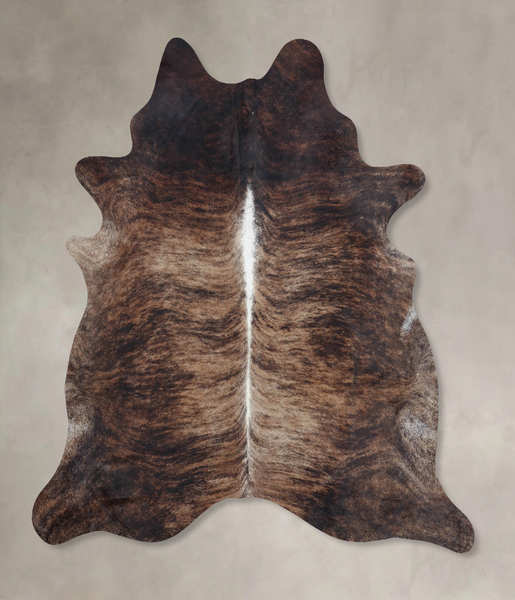 Dark Brindle Cowhide Rug #B9203