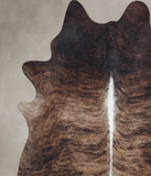 Dark Brindle Cowhide Rug #B9203