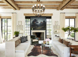 Dark Brindle Cowhide Rug #B9203