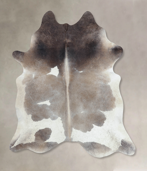 Grey With White Cowhide Rug #B9221HUDSN