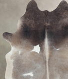 Grey With White Cowhide Rug #B9221HUDSN