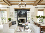 Grey With White Cowhide Rug #B9221HUDSN