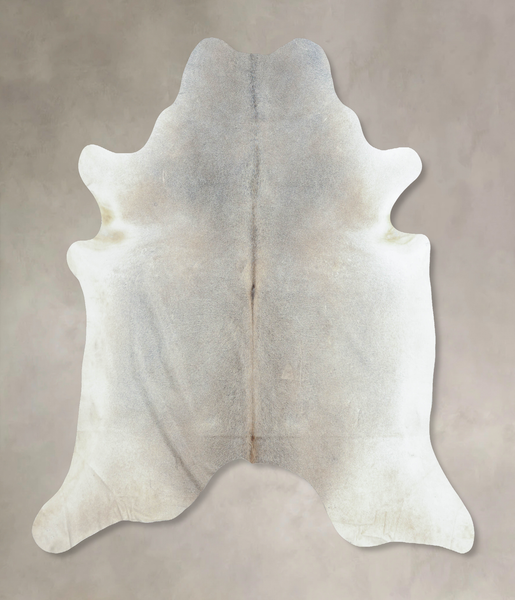 Grey with Beige Cowhide Rug #B9266