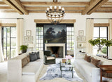 Salt and Pepper Black Cowhide Rug #B9270