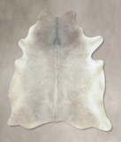 Grey with Beige Cowhide Rug #B9287