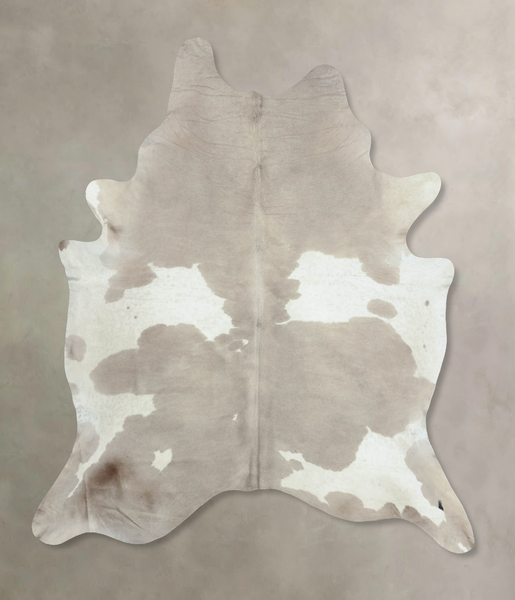 Grey With White Cowhide Rug #B9295