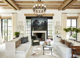 Grey With White Cowhide Rug #B9295