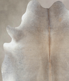 Grey with Beige Cowhide Rug #B9304