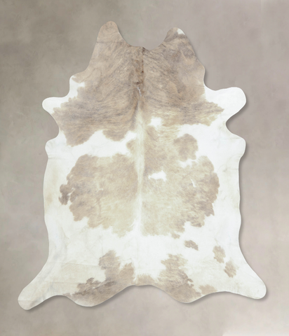 Grey With White Cowhide Rug #B9352HUDSN