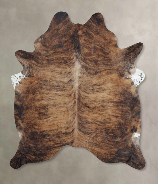 Dark Brindle Cowhide Rug #B9355