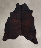 Dark Brindle Cowhide Rug #B9378