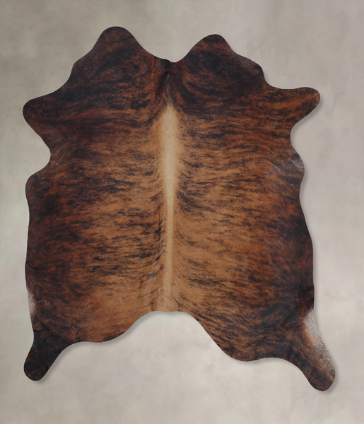 Dark Brindle Cowhide Rug #B9422