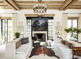 Dark Brindle Cowhide Rug #B9422