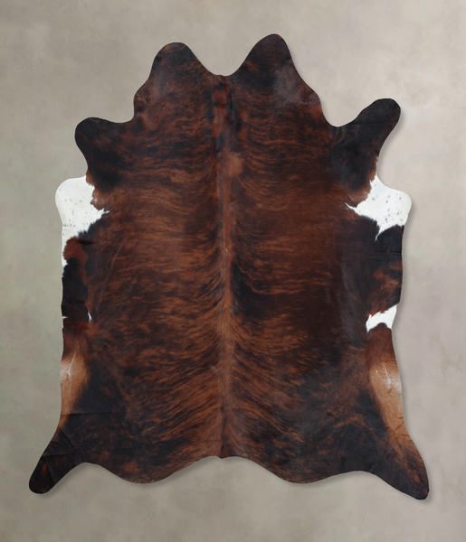 Dark Brindle Cowhide Rug #B9465