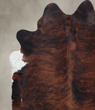 Dark Brindle Cowhide Rug #B9465