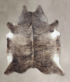 Grey Brindle Cowhide Rug #B9480