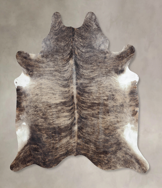 Grey Brindle Cowhide Rug #B9480