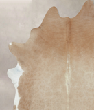 Beige Cowhide Rug #B9504