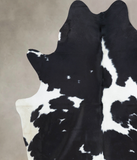 Black and White Cowhide Rug #B9533