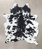 Black and White Cowhide Rug #B9564
